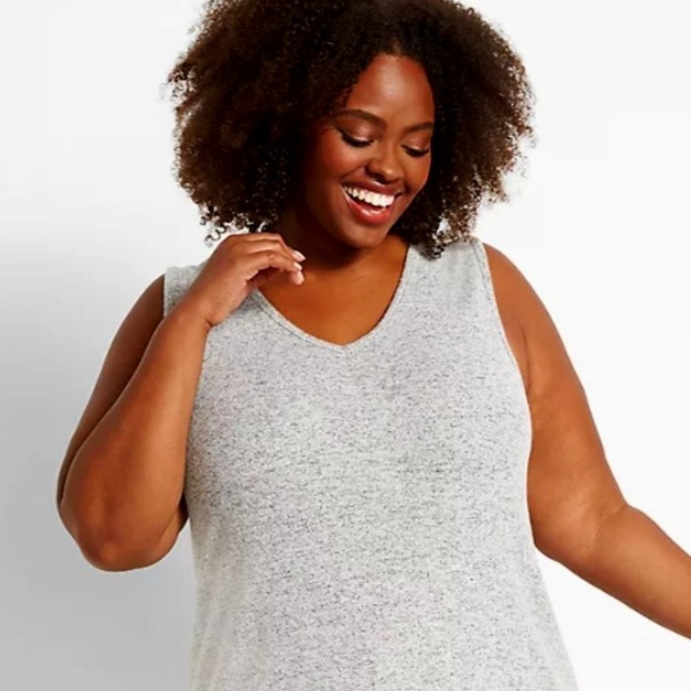 Grey Lane Bryant Tank Top